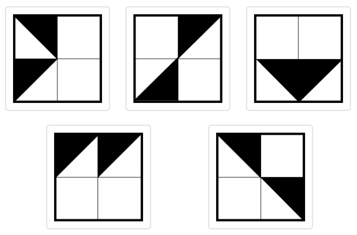 Cubiks Logiks General (Intermediate) Abstract Q1 Answer
