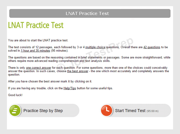 LNAT Test Preparation Information and Practice Tests JobTestPrep