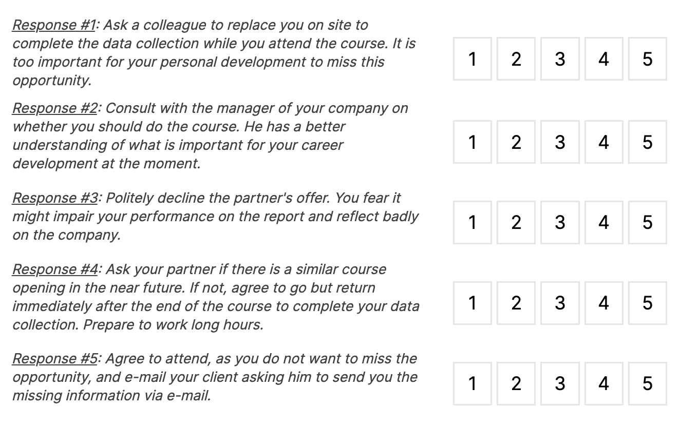 cubiks sjt assessment sample question answers