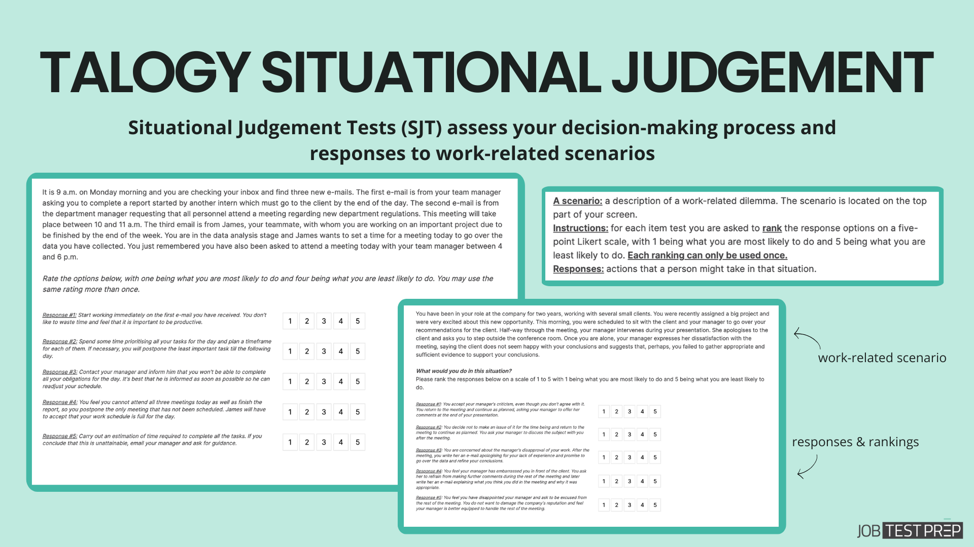 talogy situational judgement test example