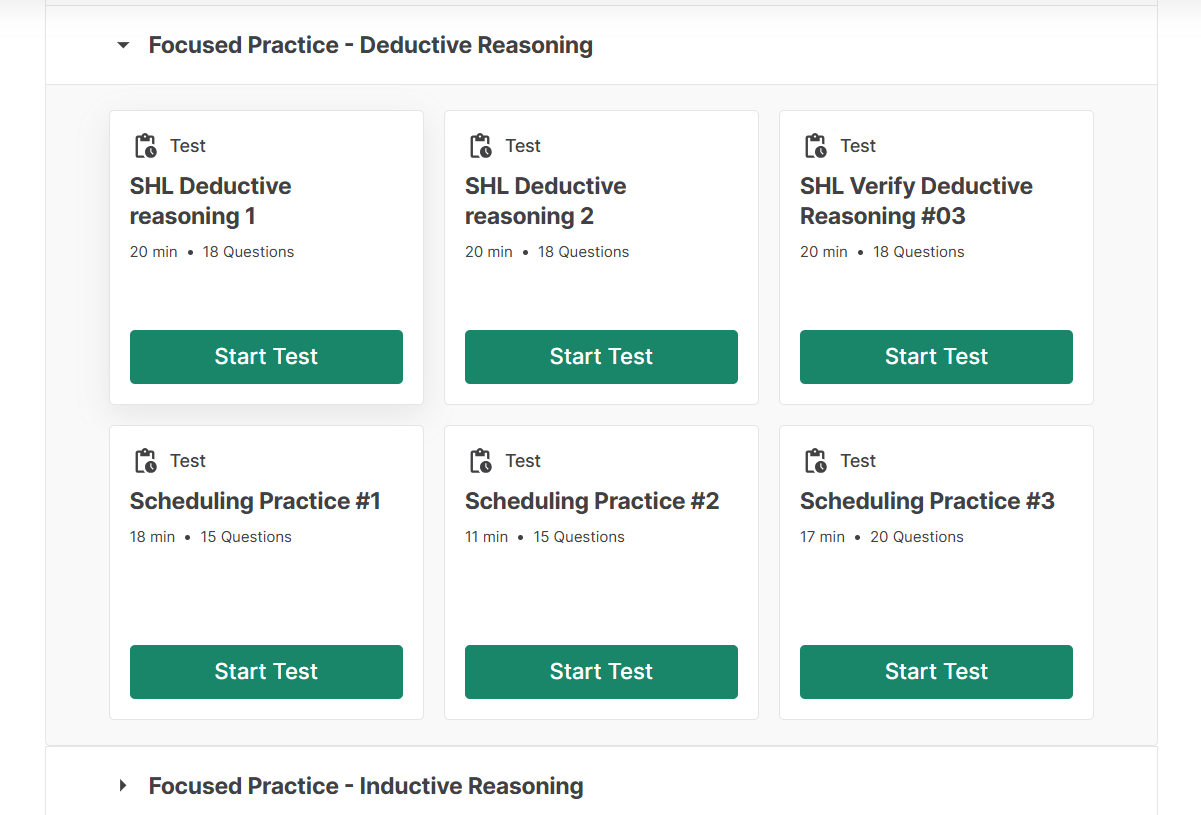 LTP Test Preparation