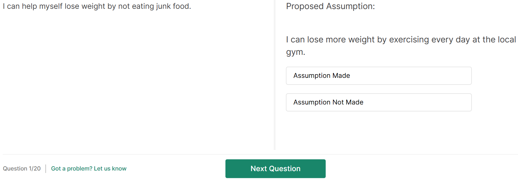 linklaters assumption example