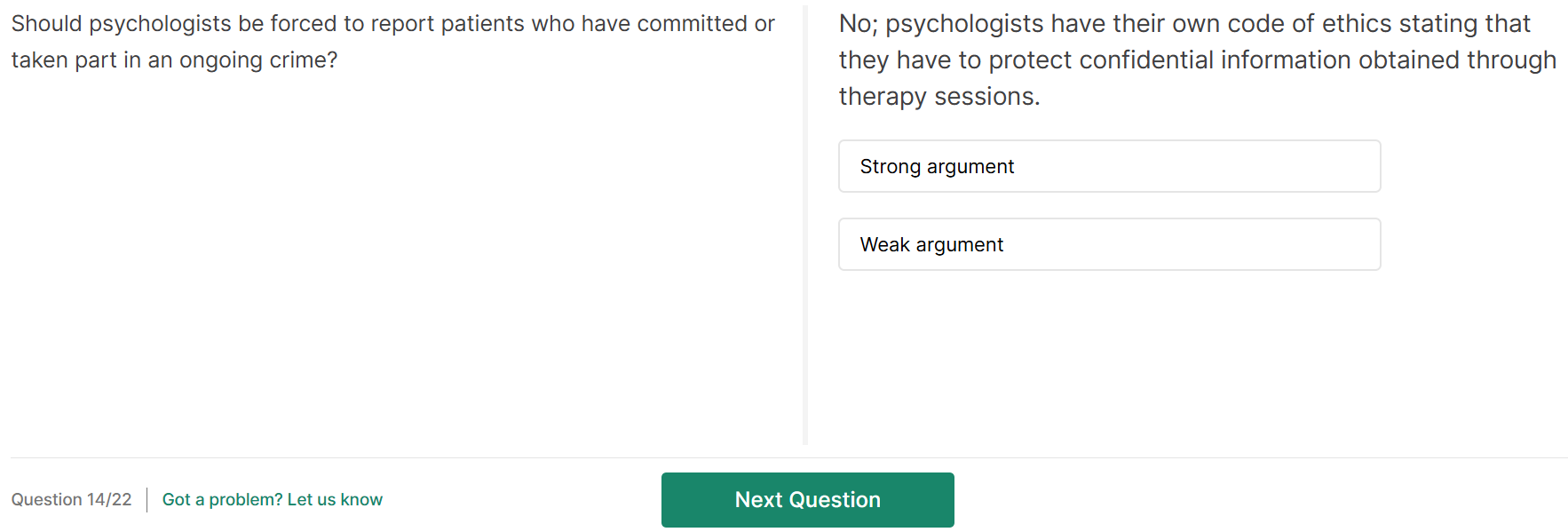linklaters argument example