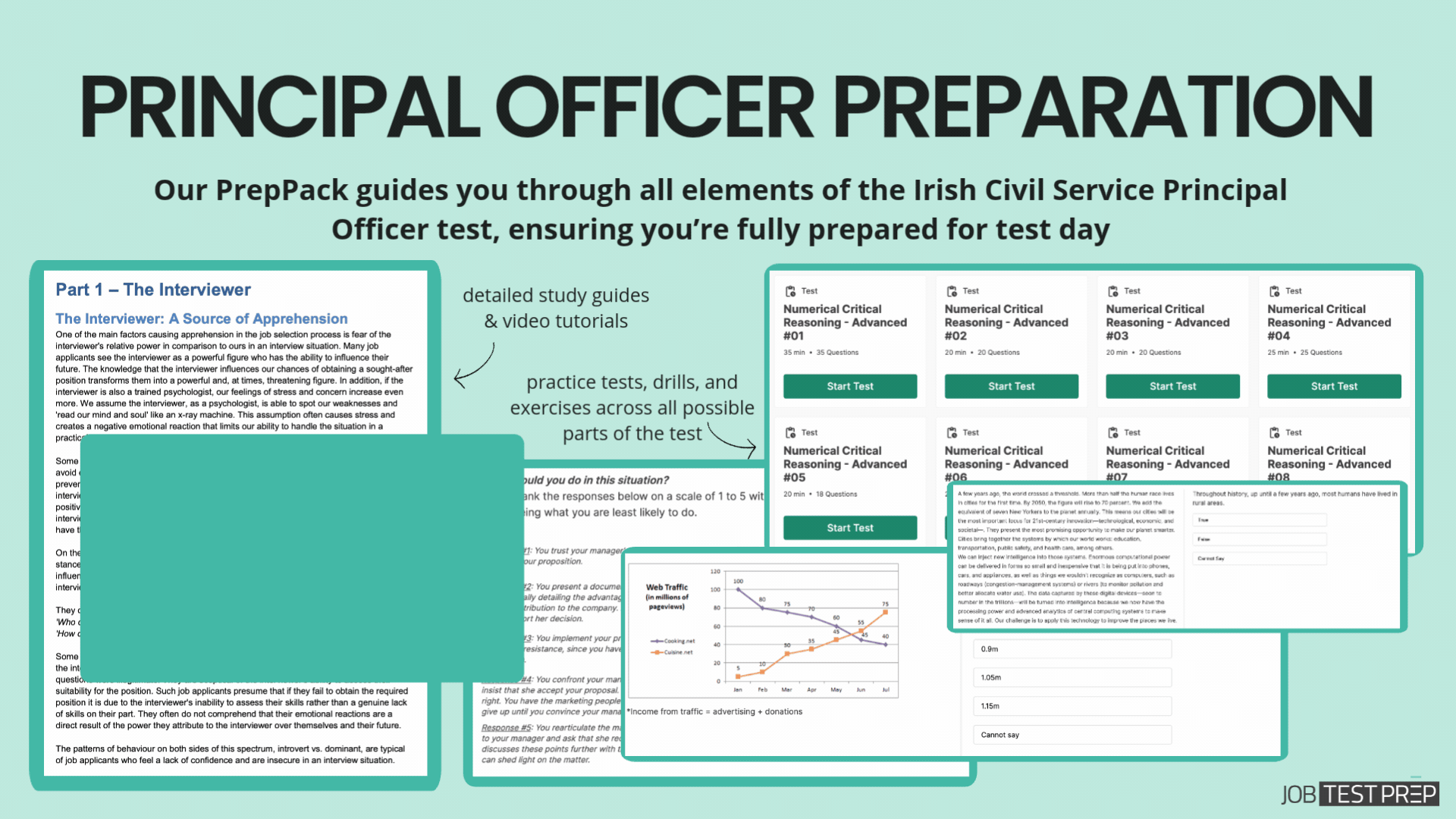 irish civil service principal officer practice package